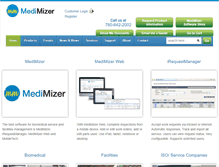 Tablet Screenshot of medimizer.com