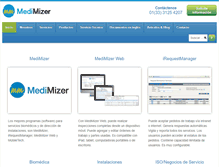 Tablet Screenshot of medimizer.info